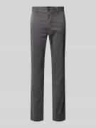 BOSS Orange Slim Fit Chino mit französischen Eingrifftaschen in Mittel...
