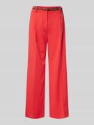 Christian Berg Woman Wide Leg Chino mit Gürtel in Orange, Größe 40