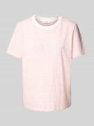 s.Oliver RED LABEL Regular Fit T-Shirt aus reiner Baumwolle mit Schmuc...