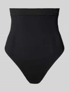 Calvin Klein Underwear High Waist String mit Label-Print in Black, Grö...