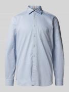 BOSS Orange Freizeithemd mit Knopfleiste Modell 'Remiton' in Rauchblau...