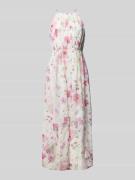 Jake*s Cocktail Cocktailkleid mit gelegten Falten in Ecru, Größe 34