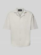 Pegador Freizeithemd mit Knopfleiste in Hellgrau, Größe M