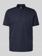 RAGMAN Regular Fit Poloshirt mit Brusttasche in Marine, Größe 3XL