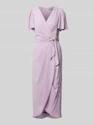 Christian Berg Cocktail Wickelkleid mit Bindegürtel in Flieder, Größe ...