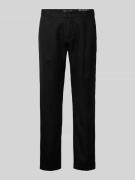 Marc O'Polo Tapered Leinenhose mit Bundfalte Modell 'OSBY JOGGER' in B...