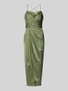 V by Vera Mont Abendkleid in Wickel-Optik in Dunkelgruen, Größe 38
