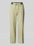 TONI Wide Leg Stoffhose mit verkürztem Schnitt Modell 'Sue' in Hellgru...