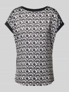 Christian Berg Woman Regular Fit Blusenshirt mit Kappärmeln in Black, ...