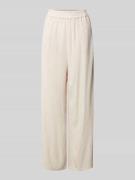 Jake*s Casual Wide Leg Stoffhose mit elastischem Bund in Beige, Größe ...