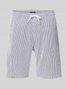 MCNEAL Slim Fit Shorts mit Eingrifftaschen Modell 'SHANE' in Dunkelbla...