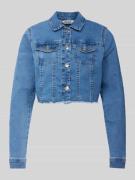 Only Regular Fit Jeansjacke aus Baumwoll-Mix Modell 'WONDER' in Blau, ...