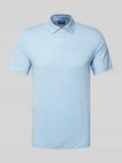 OLYMP Level Five Slim Fit Poloshirt aus Leinen-Mix in Hellblau, Größe ...