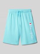CHAMPION Sweatshorts mit Logo-Stitching in Helltuerkis, Größe 140