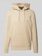 Tommy Hilfiger Regular Fit Hoodie aus reiner Baumwolle in Beige, Größe...