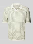 Only & Sons Poloshirt mit gerippten Abschlüssen Modell 'KIAN' in Oliv,...