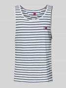Tommy Jeans Relaxed Fit Tank Top aus reiner Baumwolle in Marine, Größe...