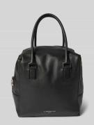LIEBESKIND BERLIN Handtasche mit Label-Print Modell 'KAYLA' in Black, ...