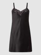 Lauren Ralph Lauren Nachthemd aus Satin in Black, Größe XS