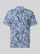Tom Tailor Regular Fit Poloshirt aus Baumwoll-Elasthan-Mix in Rauchbla...