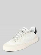 P448 Sneaker mit Label-Print Modell 'BALI' in Weiss, Größe 41