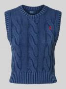 Polo Ralph Lauren Strickpullover im ärmellosen Design in Royal, Größe ...