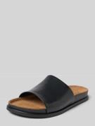 Vagabond Lederslides mit profilierter Sohle Modell 'Effie' in Black, G...