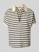 Tommy Hilfiger Relaxed Fit T-Shirt aus Lyocell-Mix in Marine, Größe L