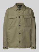 s.Oliver RED LABEL Regular Fit Jacke im Utility-Look in Oliv, Größe L