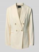 s.Oliver BLACK LABEL Slim Fit Longblazer mit 2-Knopf-Verschluss in Off...