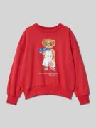 Polo Ralph Lauren Teens Sweatshirt mit Polo Bear Print in Rot, Größe M