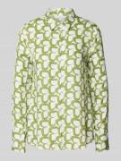 ETERNA Hemdbluse mit Knopfleiste in Gruen, Größe 38