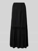 Gina Tricot Maxirock mit Spitzenbesatz in Black, Größe XS