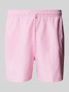 Tommy Hilfiger Regular Fit Badeshorts mit Label Stitching in Rosa, Grö...
