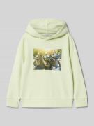 Tom Tailor Regular Fit Hoodie aus reiner Baumwolle in Hellgruen, Größe...