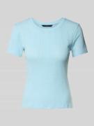 Vero Moda Slim Fit T-Shirt aus reiner Baumwolle Modell 'LISA' in Hellb...