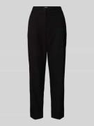 Christian Berg Woman Tapered Fit Stoffhose mit elastischem Bund in Bla...