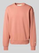 CHAMPION Sweatshirt mit Label-Stitching in Apricot, Größe L