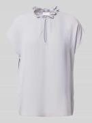 Jake*s Collection Regular Fit Blusenshirt mit Schlüsselloch-Ausschnitt...