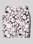 SELECTED HOMME Badehose mit elastischem Bund in Black, Größe L