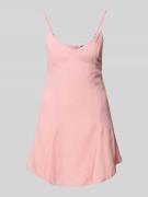 Review Ausgestelltes Minikleid Leinen-Anteil in Rosa, Größe L