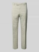 Strellson Regular Fit Anzughose mit Bügelfalten in Lind, Größe 48