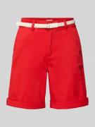 s.Oliver RED LABEL Regular Fit Chinoshorts mit geflochtenem Gürtel in ...