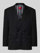 HUGO 2-Knopf-Sakko mit Reverskragen Modell 'Ulan' in Black, Größe S