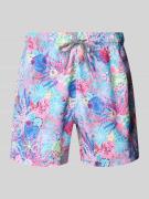 BOARDIES Badehose mit elastischem Bund Modell '' in Lila, Größe M