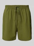 Les Deux Regular Fit Badehose mit Strukturmuster Modell 'Stan' in Grue...