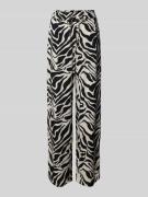 Christian Berg Woman Stoffhose mit Tunnelzug in Ecru, Größe 38