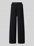 Vila Wide Leg Stoffhose mit Eingrifftaschen Modell 'SIFFI' in Black, G...
