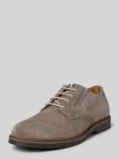 bugatti Schnürschuhe mit Label-Detail Modell 'Casimiro' in Taupe, Größ...