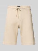 MCNEAL Regular Fit Shorts mit Strukturmuster in Beige, Größe S